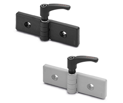 CFG-ERS-Hinges for profiles with friction locking